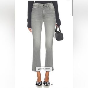 Gray mother  hustler ankle jeans